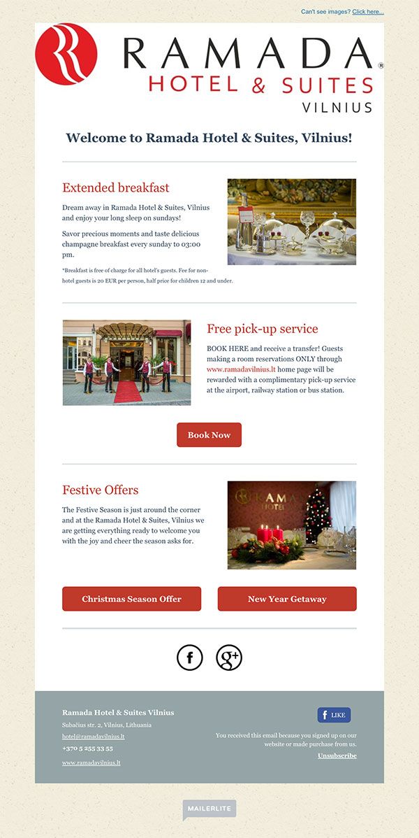 during stay email sequence