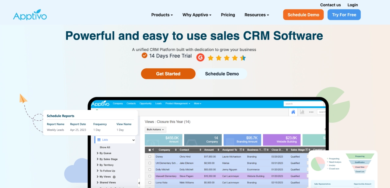 apptivo crm