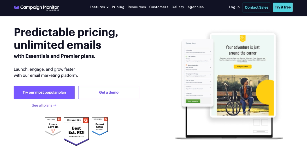 campaign monitor home