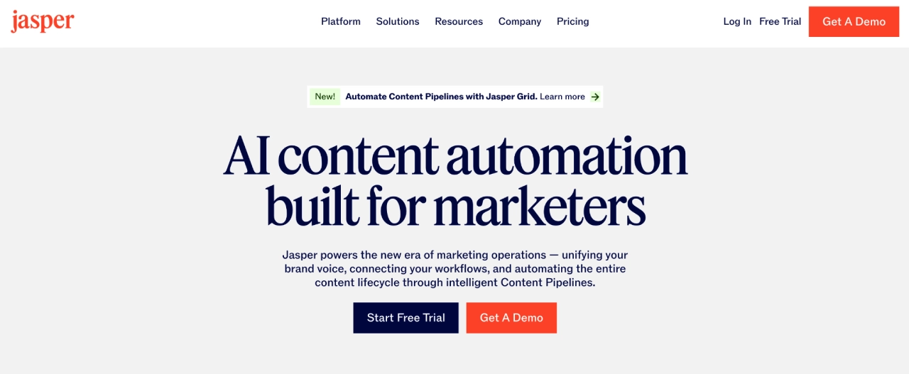 jasper homepage