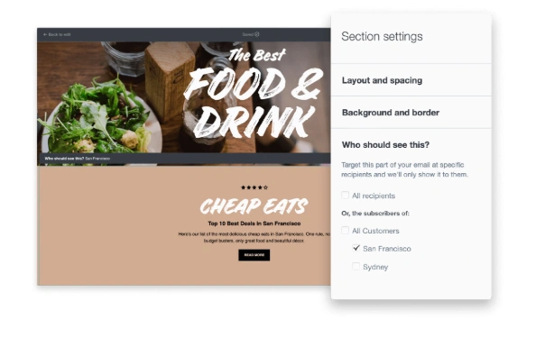 personalized product recommendations