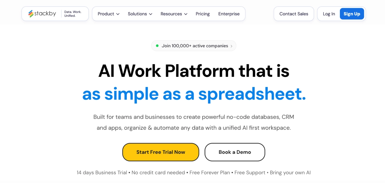 stackby crm