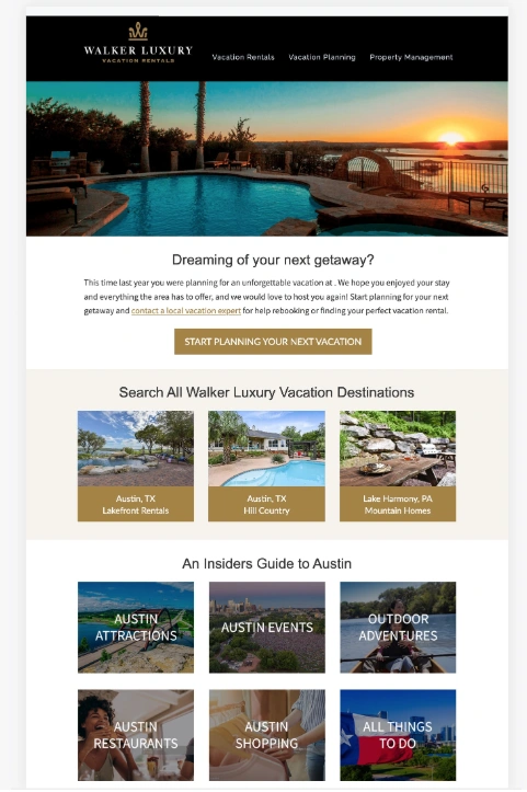 walker luxury promotional and seasonal offers